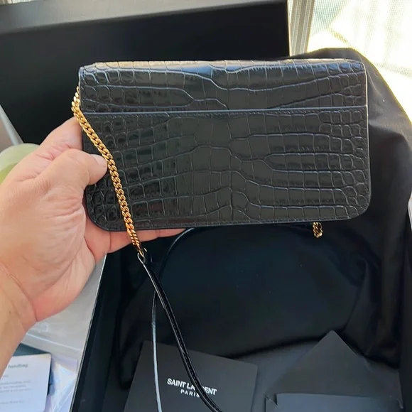 YSL croc phone bag - Picture 4 of 4